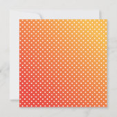 Sonnenblumen und Vogelorangen Erntedank Einladung (Rückseite)