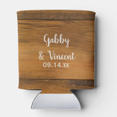 Sonnenblumen und Western Hufeisen Gastgeschenk Hoc Dosenkühler (Rückseite)