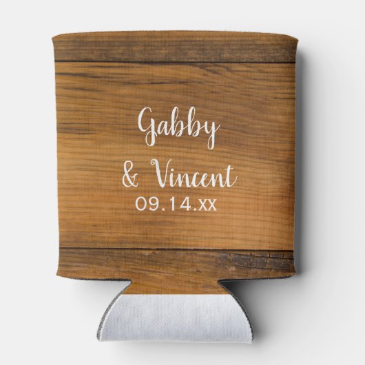 Sonnenblumen und Western Hufeisen Gastgeschenk Hoc Dosenkühler (Rückseite)