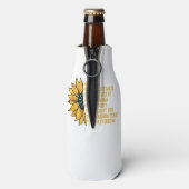 Sonnenblumen unterschätzen den Power von Oma nie Flaschenkühler (Flasche Rückseite)