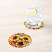 Sonnenblumen Untersetzer (Vor Ort)