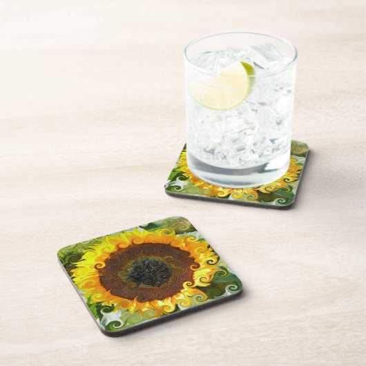 SONNENBLUMEN UNTERSETZER (Rechte Seite)