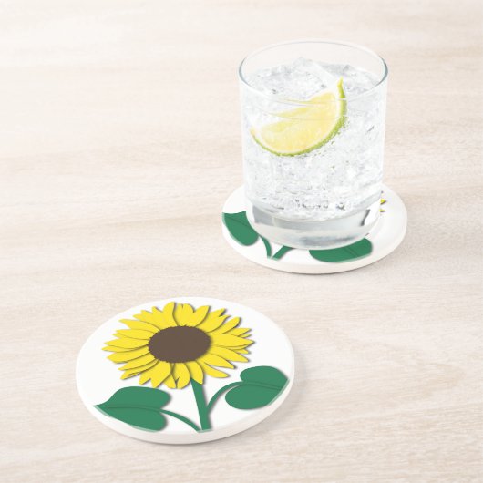 Sonnenblumen-Untersetzer Getränkeuntersetzer (Seite)