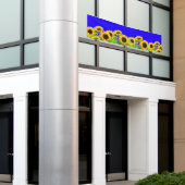 Sonnenblumen Unterstützung für ukrainische Flaggen Banner (Äußeres Gebäude)