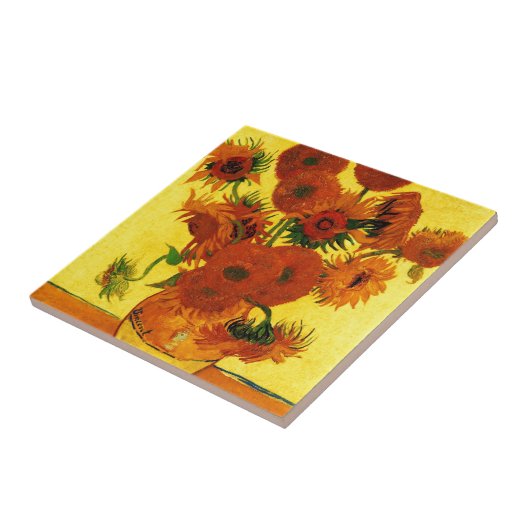 Sonnenblumen Van Gogh 15 Fliese (Seite)