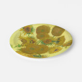 Sonnenblumen Van Gogh | | 1888 Pappteller (Schrägansicht)