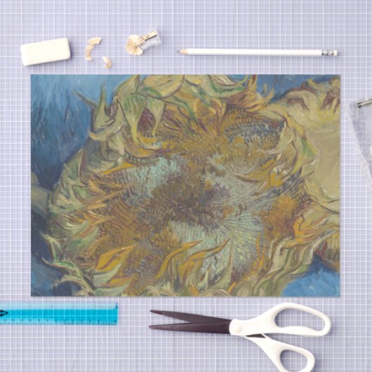 Sonnenblumen Van Gough Decoupage Paper Seidenpapier (Handwerk)