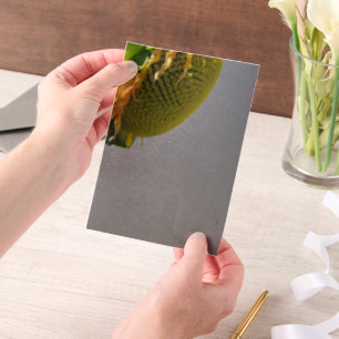 Sonnenblumen-Vellum-Overlay Pergament Einladungen