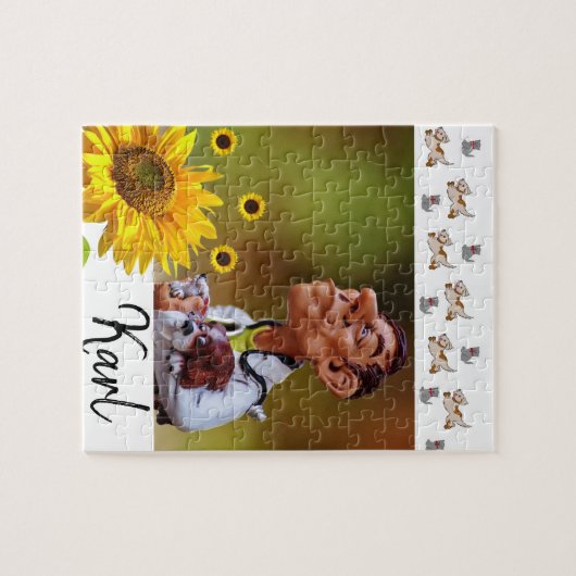 Sonnenblumen Veteranenpuzzles Puzzle (Horizontal)