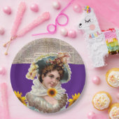 Sonnenblumen Viktorianische Paper-Teller Pappteller (Party)