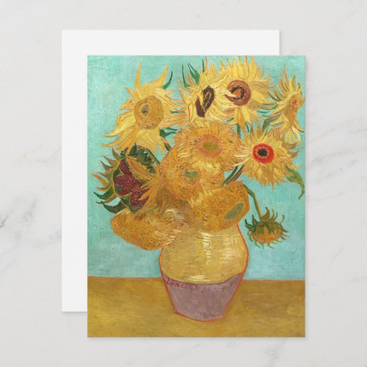 Sonnenblumen Vincent van Gogh (Vorne/Hinten)