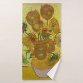 Sonnenblumen, Vincent van Gogh, 1889 Badehandtuch (Badehandtuch)