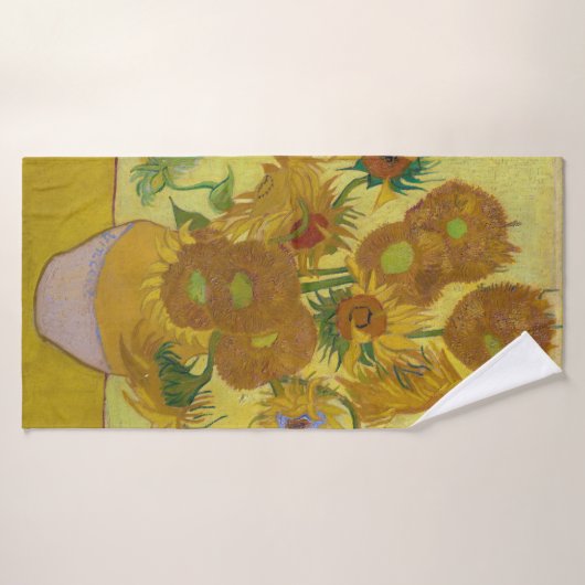 Sonnenblumen, Vincent van Gogh, 1889 Badehandtuch (Badehandtuch)