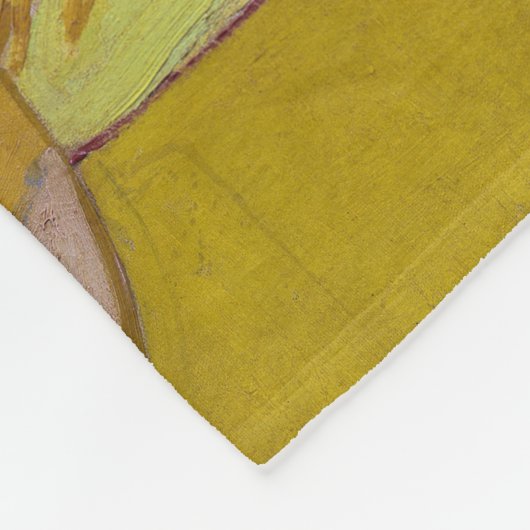 Sonnenblumen, Vincent van Gogh, 1889 Fleecedecke (Ecke)