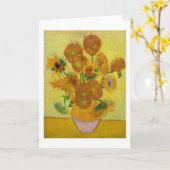Sonnenblumen, Vincent van Gogh, 1889 Karte (Gelbe Blume)