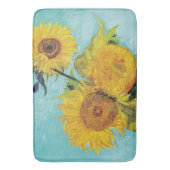 Sonnenblumen Vincent van Gogh Badematte (Vorderseite Vertikal)