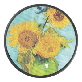 Sonnenblumen Vincent van Gogh Eishockey Puck