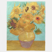 Sonnenblumen Vincent van Gogh Fleecedecke (Vorderseite)