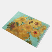 Sonnenblumen Vincent van Gogh Fußmatte (Schrägansicht)