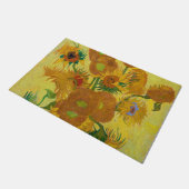 Sonnenblumen, Vincent van Gogh Fußmatte (Schrägansicht)