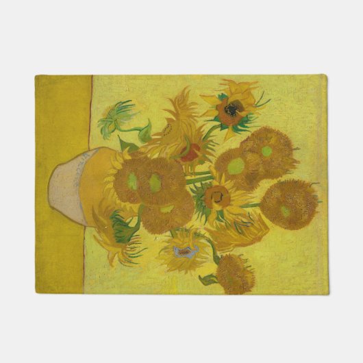 Sonnenblumen - Vincent van Gogh Fußmatte (Vorderseite)