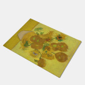 Sonnenblumen - Vincent van Gogh Fußmatte (Schrägansicht)