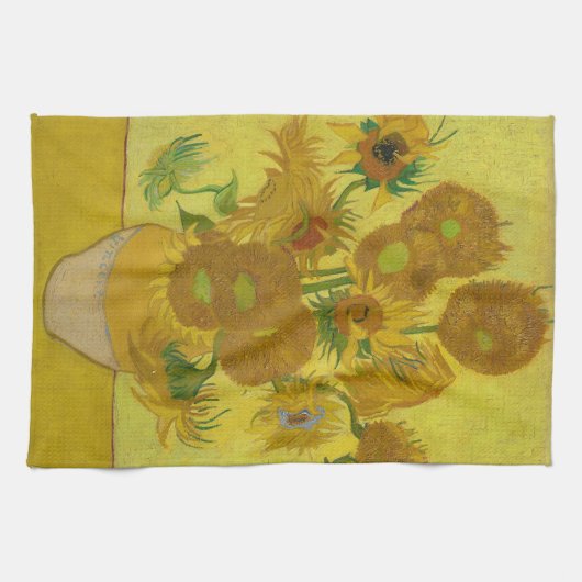 Sonnenblumen - Vincent van Gogh Geschirrtuch (Horizontal)