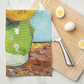 Sonnenblumen Vincent van Gogh Geschirrtuch (Viertel Falte)