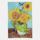 Sonnenblumen Vincent van Gogh Geschirrtuch (Vertikal)