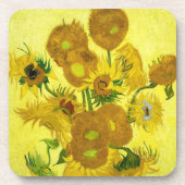 Sonnenblumen Vincent van Gogh Getränkeuntersetzer (Vorderseite)
