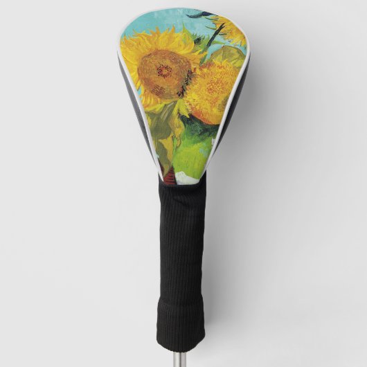 Sonnenblumen Vincent van Gogh Golf Headcover (Vorderseite)