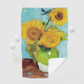 Sonnenblumen Vincent van Gogh Golfhandtuch (Insitu)