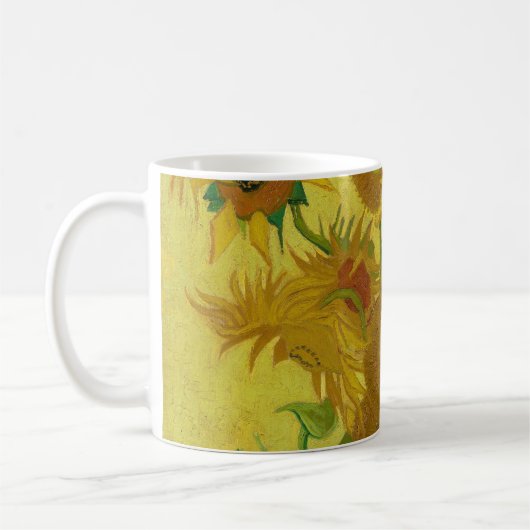 Sonnenblumen - Vincent van Gogh Kaffeetasse (Links)