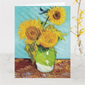 Sonnenblumen Vincent van Gogh Karte (Gelbe Blume)