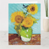 Sonnenblumen Vincent van Gogh Karte (Vorderseite)