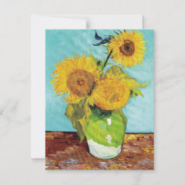 Sonnenblumen Vincent van Gogh Karte