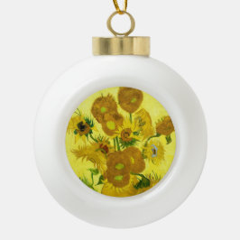 Sonnenblumen Vincent van Gogh Keramik Kugel-Ornament