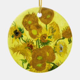 Sonnenblumen Vincent van Gogh Keramik Ornament