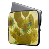 Sonnenblumen Vincent Van Gogh Klassische Kunst Laptopschutzhülle (Vorderseite Links)