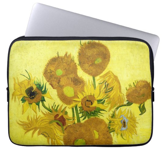 Sonnenblumen Vincent van Gogh Laptopschutzhülle (Vorderseite)