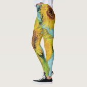 Sonnenblumen Vincent van Gogh Leggings (Links)