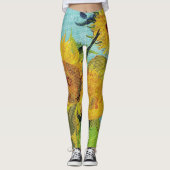 Sonnenblumen Vincent van Gogh Leggings (Vorderseite)