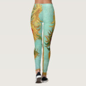 Sonnenblumen Vincent van Gogh Leggings (Rückseite)