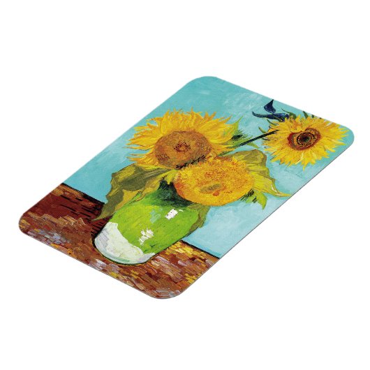 Sonnenblumen Vincent van Gogh Magnet (Linke Seite)