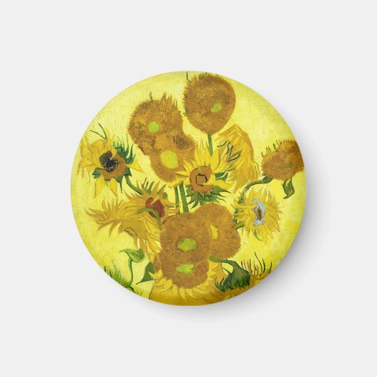 Sonnenblumen Vincent van Gogh Magnet (Vorne)