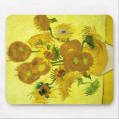 Sonnenblumen Vincent van Gogh Mousepad (Vorne)