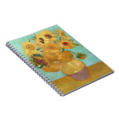 Sonnenblumen Vincent van Gogh Notizblock (Rechte Seite)