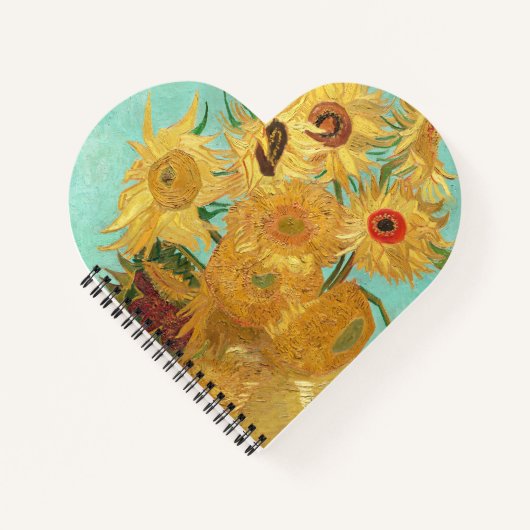 Sonnenblumen Vincent van Gogh Notizblock (Vorderseite)
