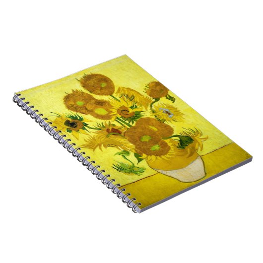 Sonnenblumen Vincent van Gogh Notizblock (Rechte Seite)