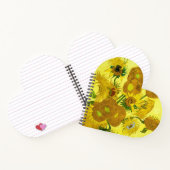Sonnenblumen Vincent van Gogh Notizblock (Innenseite)